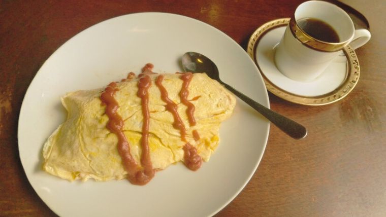 喫茶店のオムライス